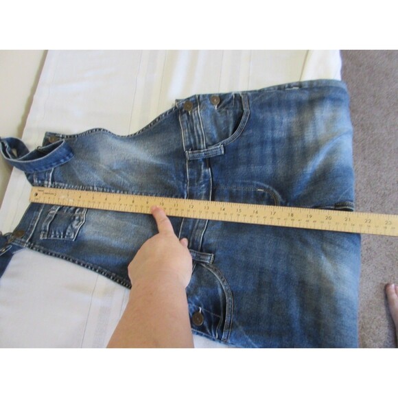 Wallflower Bib Overall Girl Medium Blue Jeans WFN12416M - Picture 4 of 5
